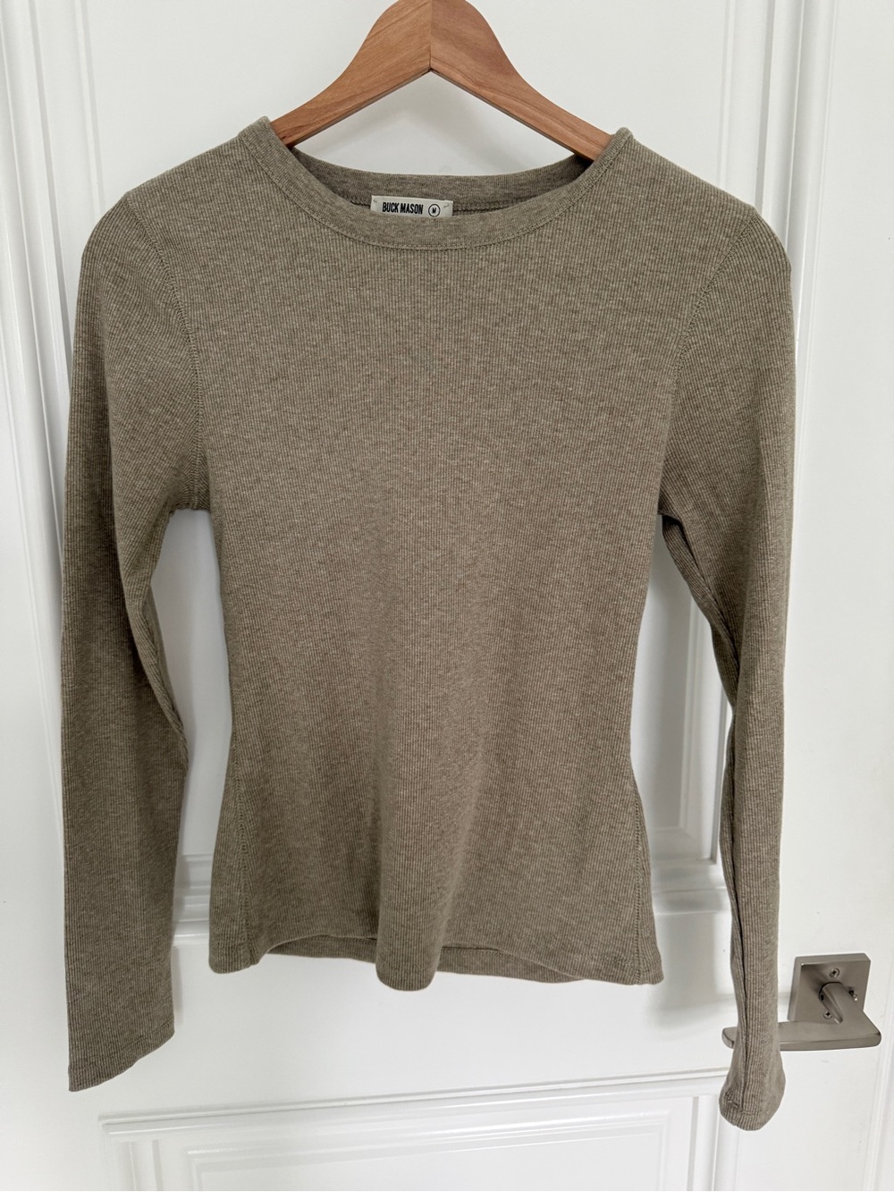 Buck Mason Women's Long-Sleeve Ribbed Top